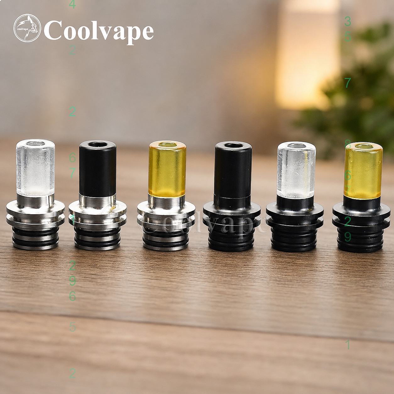 510 MTL Drip Tip Heat Resistan - Vape Accessory 评论和价格